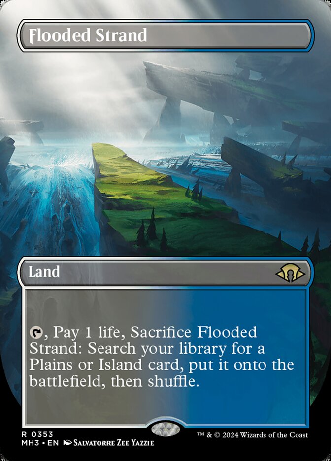 Flooded Strand 353 (Modern Horizons 3)  - Borderless | Good Games Morley