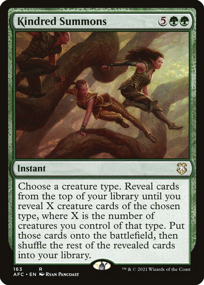 Kindred Summons 163/62 (Commander: Adventures in the Forgotten Realms)  | Good Games Morley
