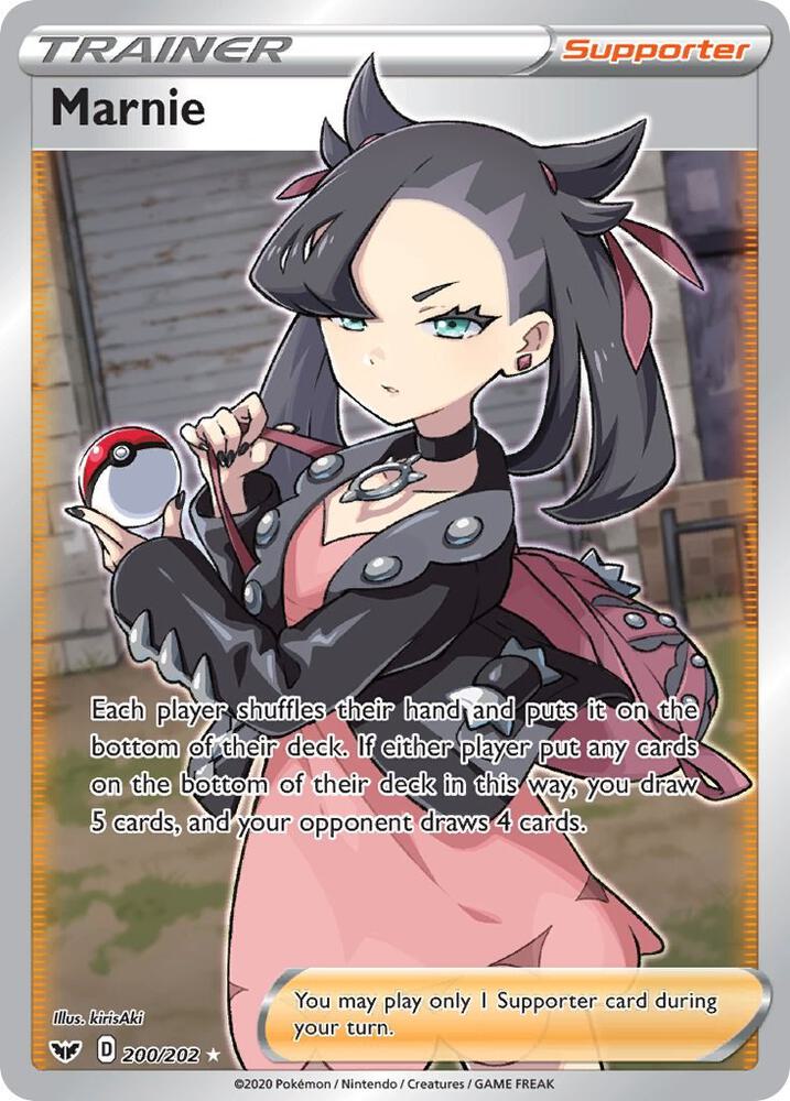 Marnie 200/202 (SWSH01: Sword & Shield Base Set)  - Holofoil | Good Games Morley