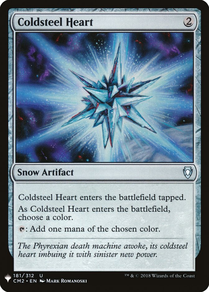 Coldsteel Heart 181 (The List Reprints)  | Good Games Morley