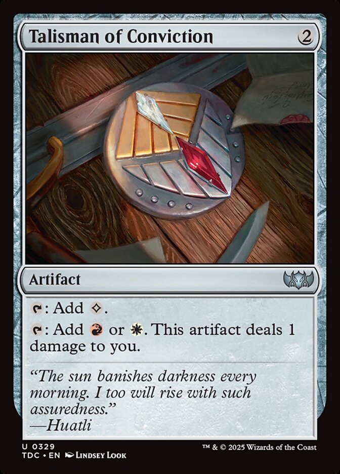 Talisman of Conviction 329 (Commander: Tarkir: Dragonstorm)  | Good Games Morley