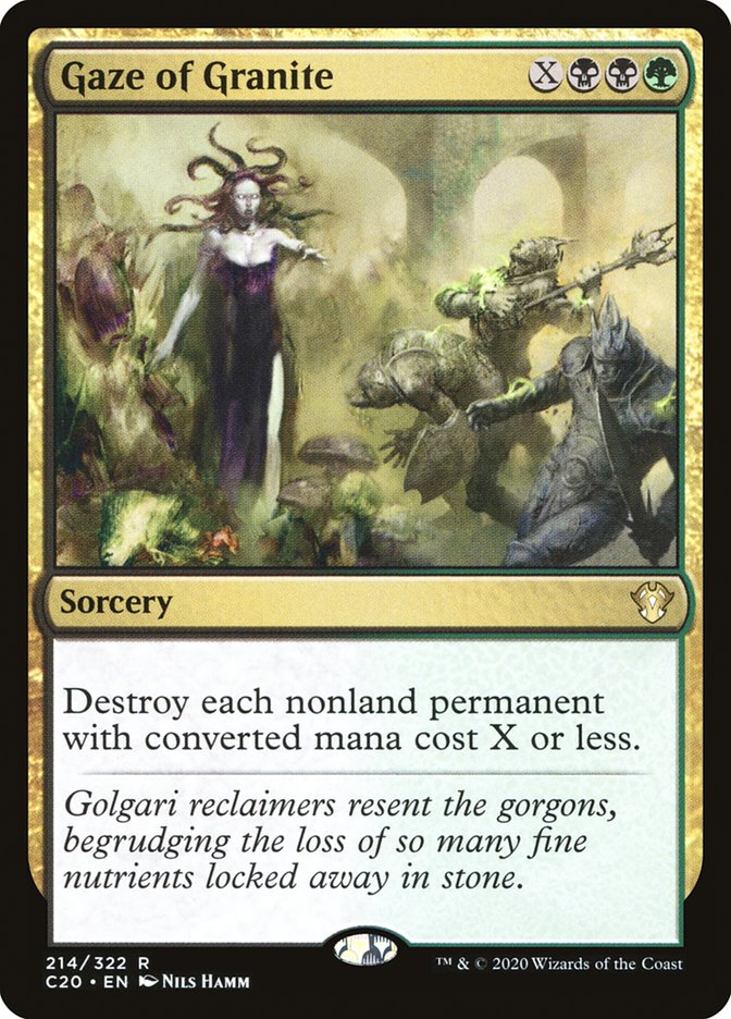 Gaze of Granite 214/322 (Commander 2020)  | Good Games Morley