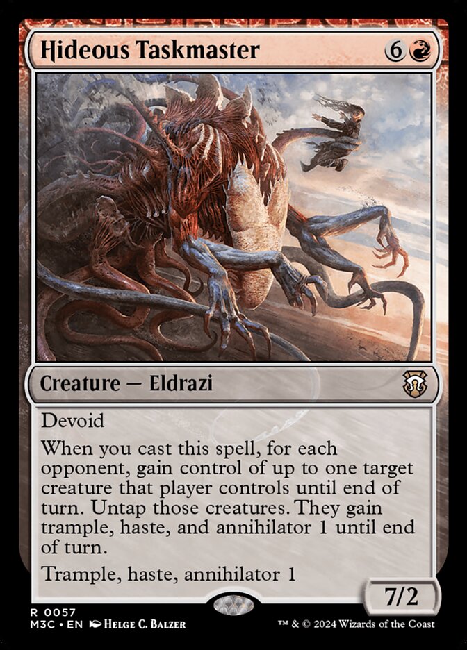 Hideous Taskmaster 57/411 (Commander: Modern Horizons 3)  | Good Games Morley