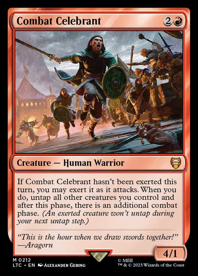Combat Celebrant 212/347 (Commander: The Lord of the Rings: Tales of Middle-earth)  | Good Games Morley