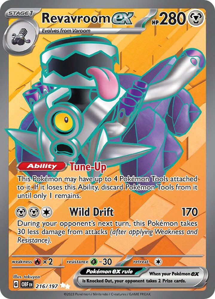 Revavroom ex 216/197 (SV03: Obsidian Flames)  - Holofoil | Good Games Morley