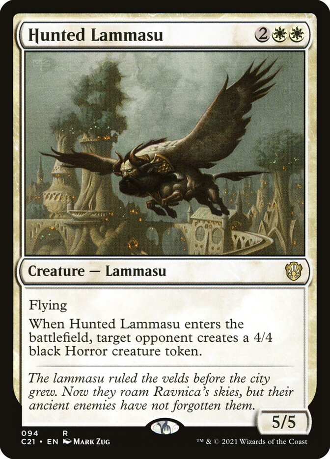Hunted Lammasu 94/81 (Commander 2021)  | Good Games Morley