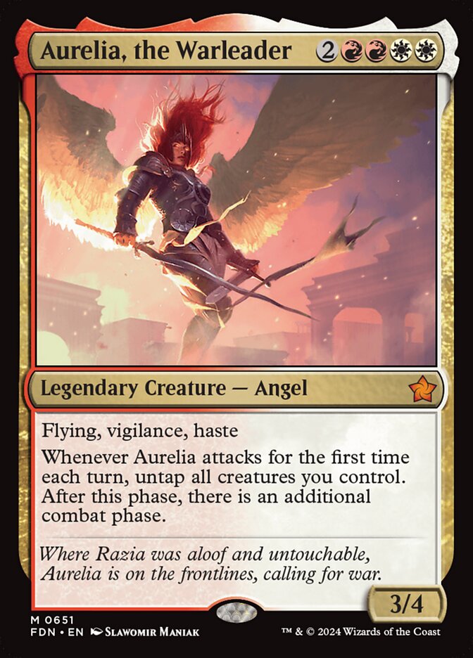 Aurelia, the Warleader 651 (Foundations)  | Good Games Morley