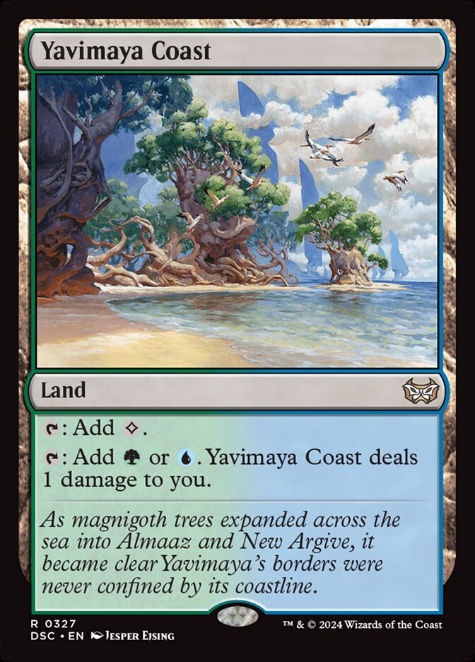Yavimaya Coast 327/40 (Commander: Duskmourn: House of Horror)  | Good Games Morley