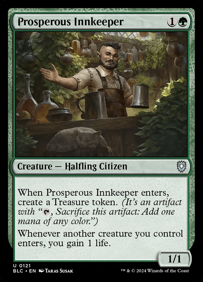 Prosperous Innkeeper 121 (Commander: Bloomburrow)  | Good Games Morley
