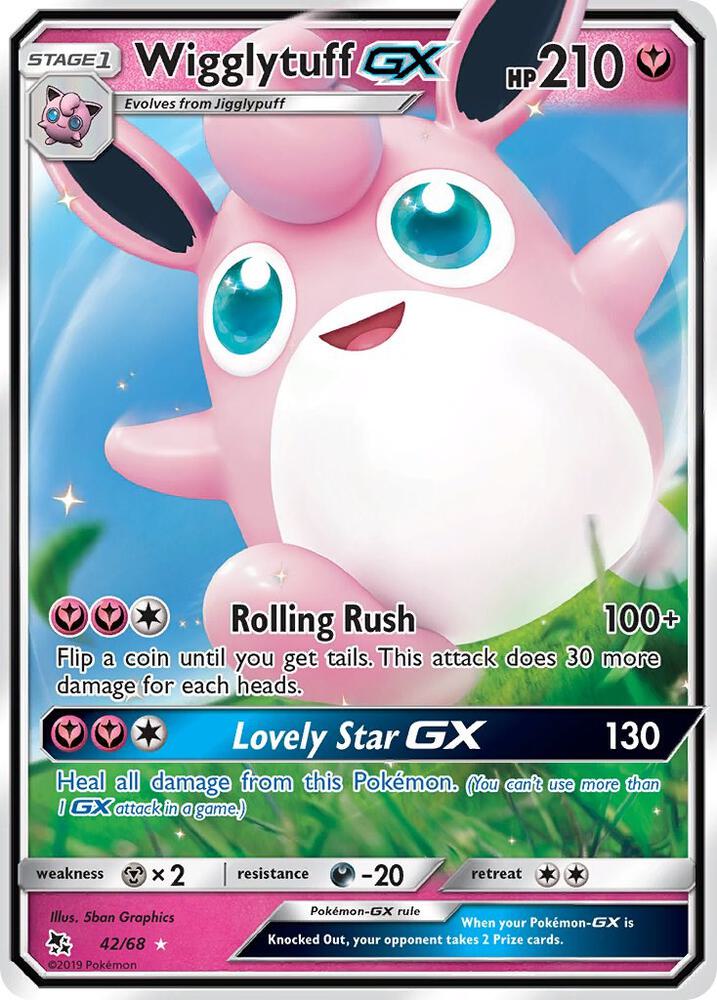 Wigglytuff GX 42/68 (Hidden Fates)  - Holofoil | Good Games Morley