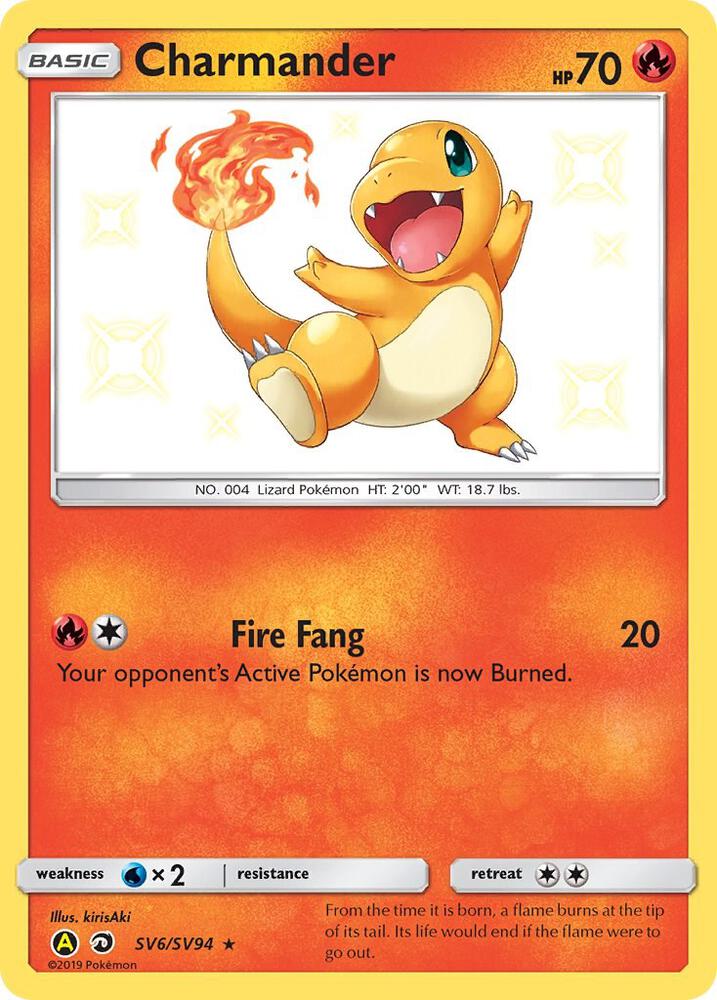 Charmander SV6/SV94 (Hidden Fates: Shiny Vault)  - Holofoil | Good Games Morley