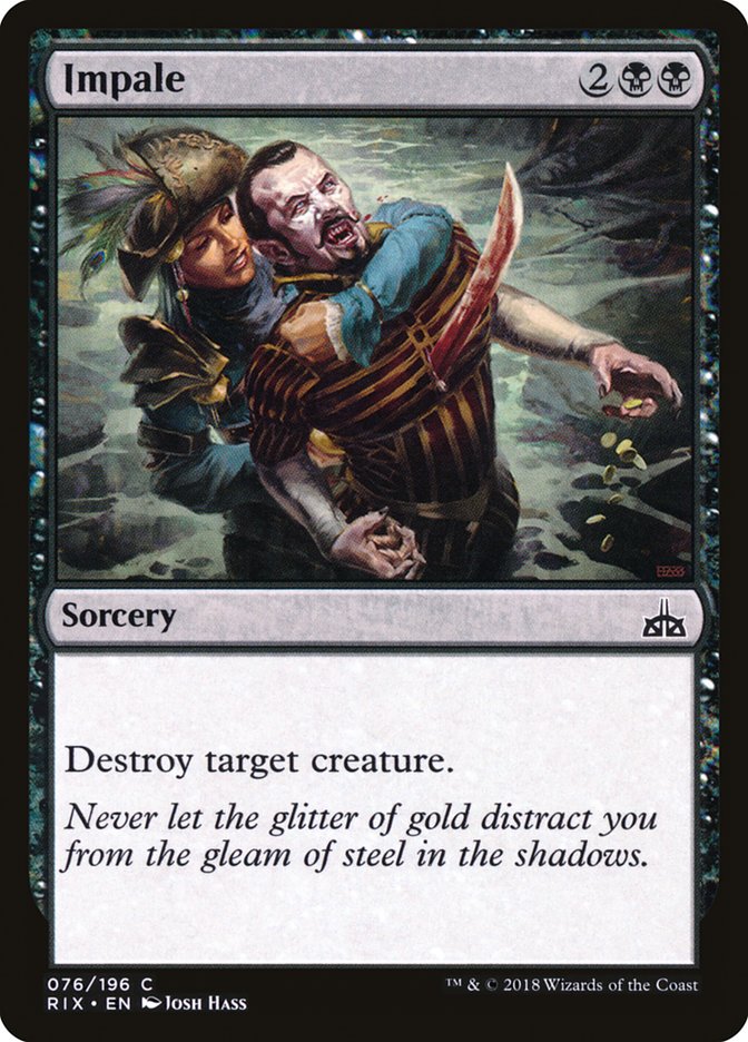 Impale 76/196 (Rivals of Ixalan)  - Foil | Good Games Morley