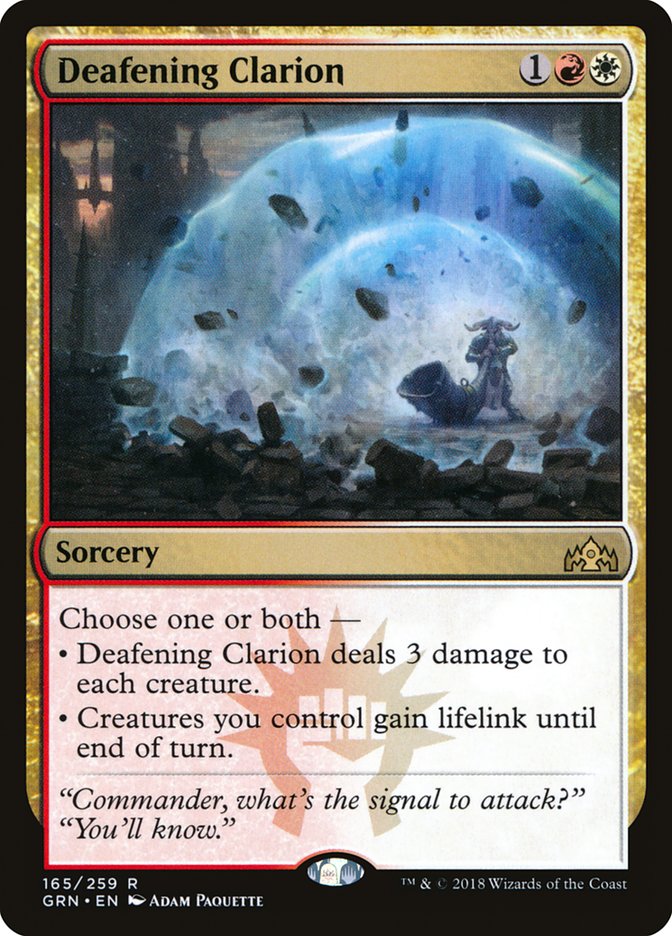 Deafening Clarion 165/259 (Guilds of Ravnica)  | Good Games Morley