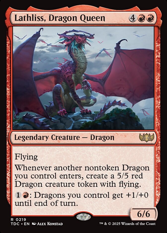 Lathliss, Dragon Queen 219 (Commander: Tarkir: Dragonstorm)  | Good Games Morley