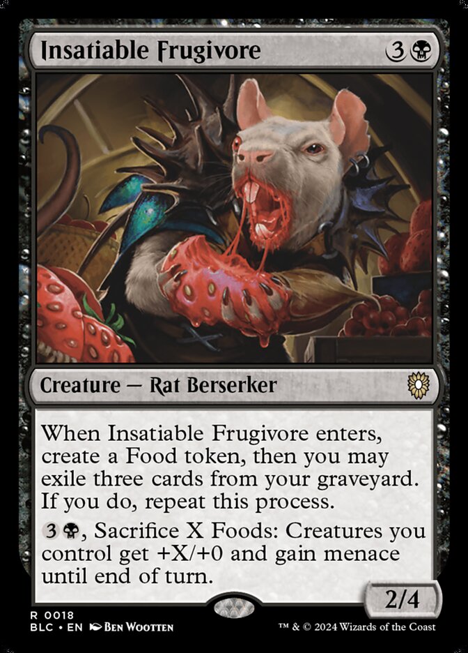Insatiable Frugivore 18 (Commander: Bloomburrow)  | Good Games Morley