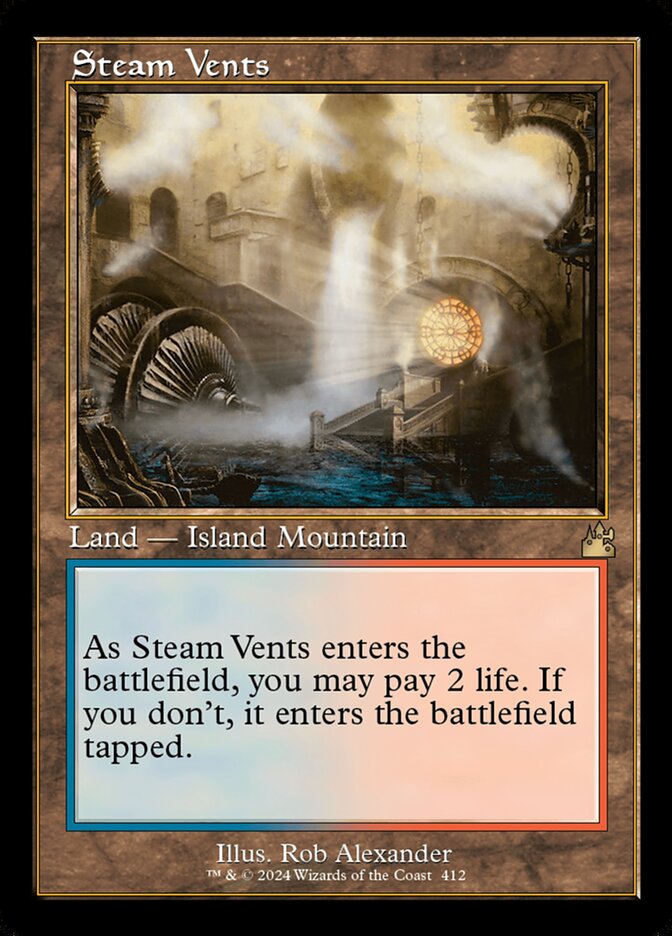 Steam Vents 412/291 (Ravnica Remastered)  - Retro | Good Games Morley
