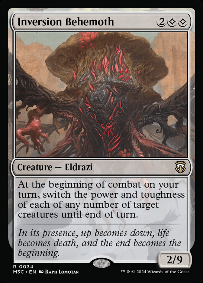 Inversion Behemoth 34/411 (Commander: Modern Horizons 3)  | Good Games Morley