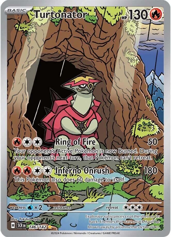 Turtonator 146/142 (SV07: Stellar Crown)  - Holofoil | Good Games Morley