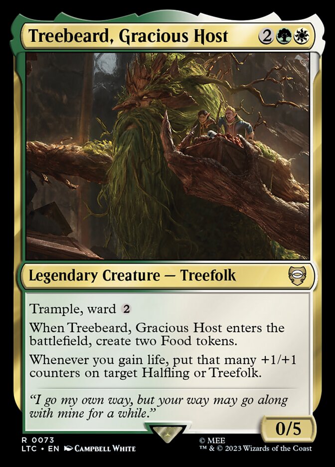 Treebeard Gracious Host 73 (Commander: The Lord of the Rings: Tales of Middle-earth)  | Good Games Morley