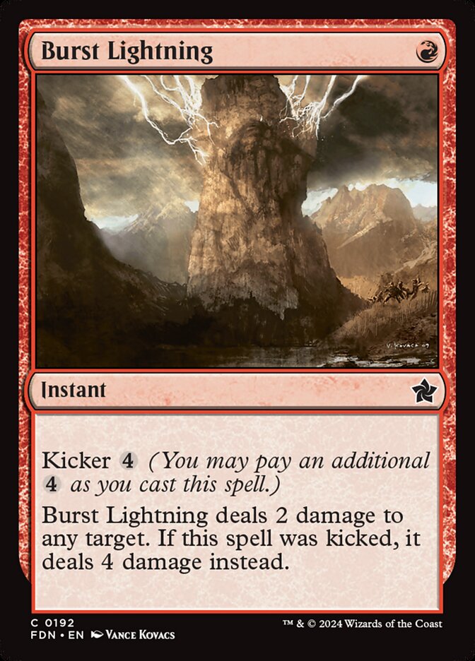 Burst Lightning 192/291 (Foundations)  - Foil | Good Games Morley