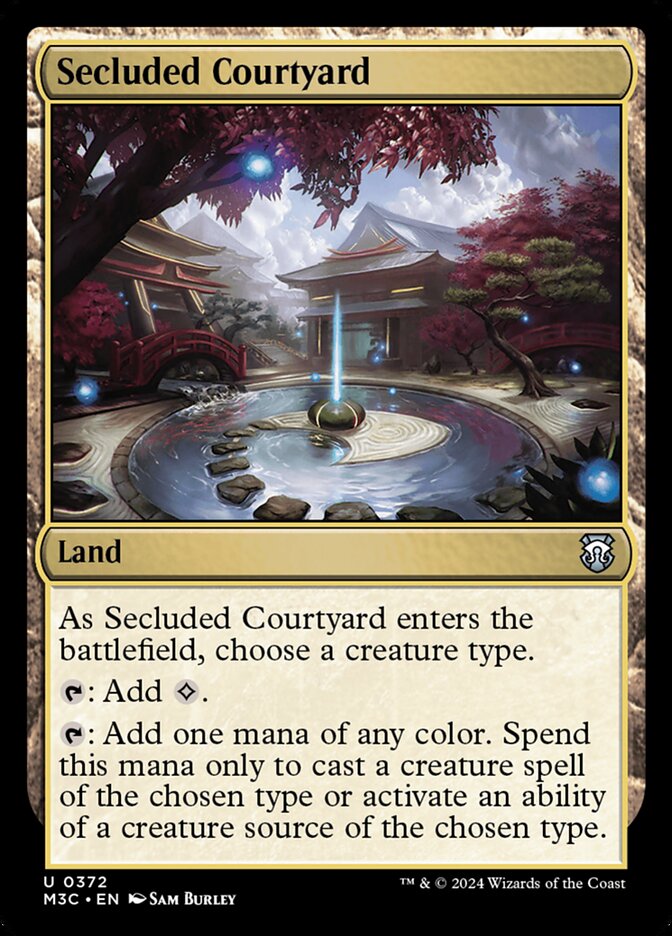 Secluded Courtyard 372/411 (Commander: Modern Horizons 3)  | Good Games Morley