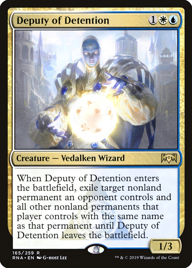 Deputy of Detention 165/259 (Ravnica Allegiance)  | Good Games Morley