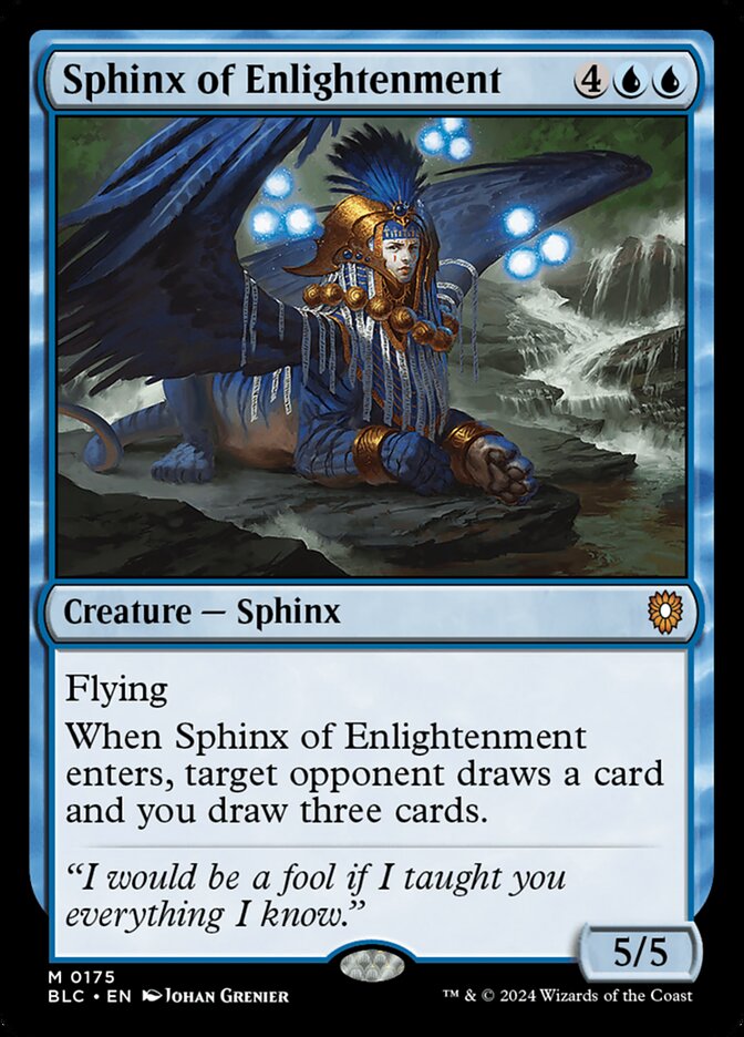 Sphinx of Enlightenment 175 (Commander: Bloomburrow)  | Good Games Morley