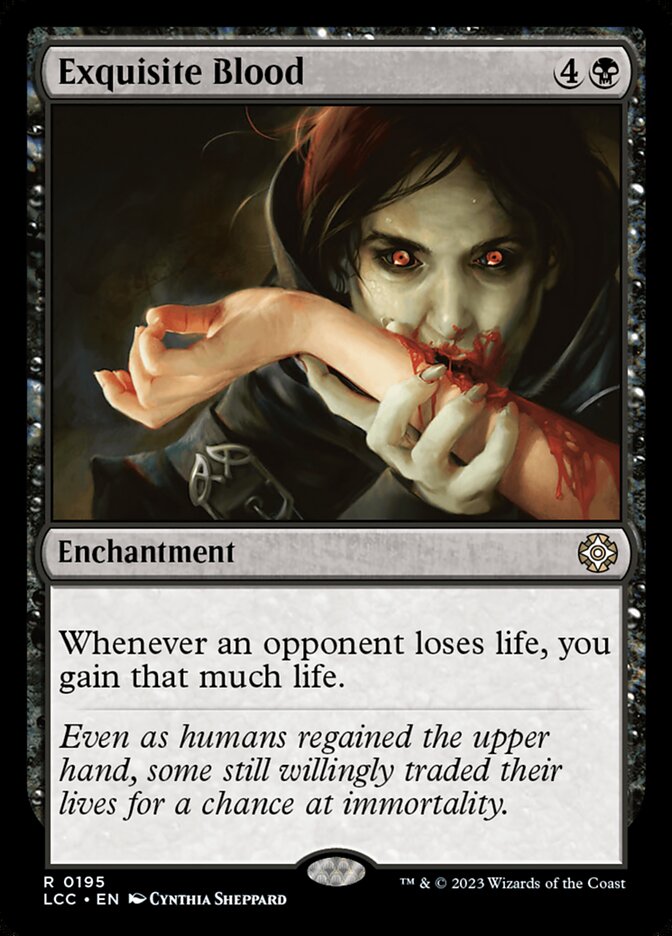Exquisite Blood 195 (Commander: The Lost Caverns of Ixalan)  | Good Games Morley