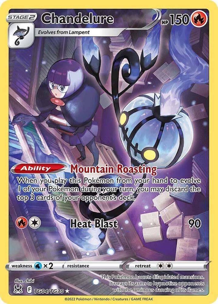 Chandelure TG04/TG30 (SWSH11: Lost Origin Trainer Gallery)  - Holofoil | Good Games Morley