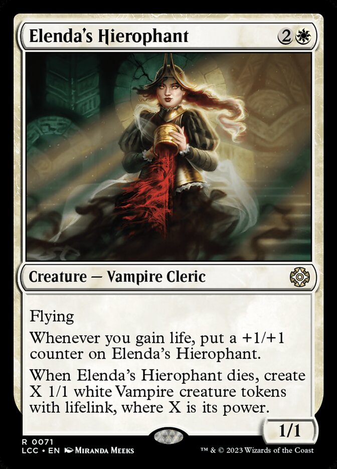 Elenda's Hierophant 71/370 (Commander: The Lost Caverns of Ixalan)  | Good Games Morley