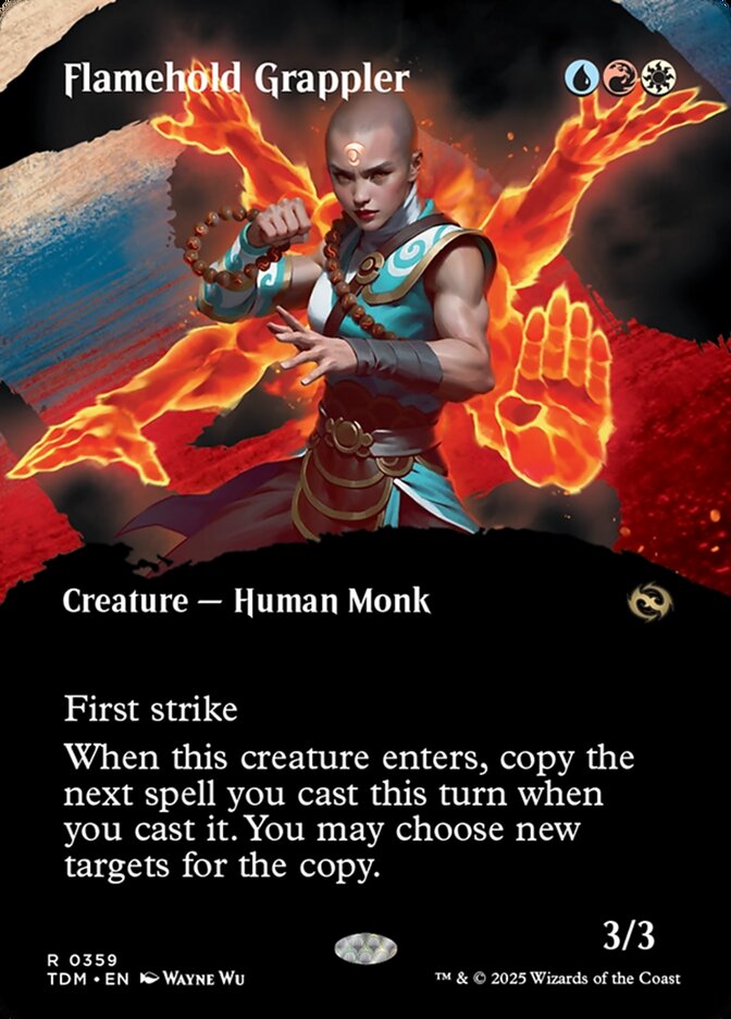 Flamehold Grappler 359 (Tarkir: Dragonstorm)  - Borderless | Good Games Morley