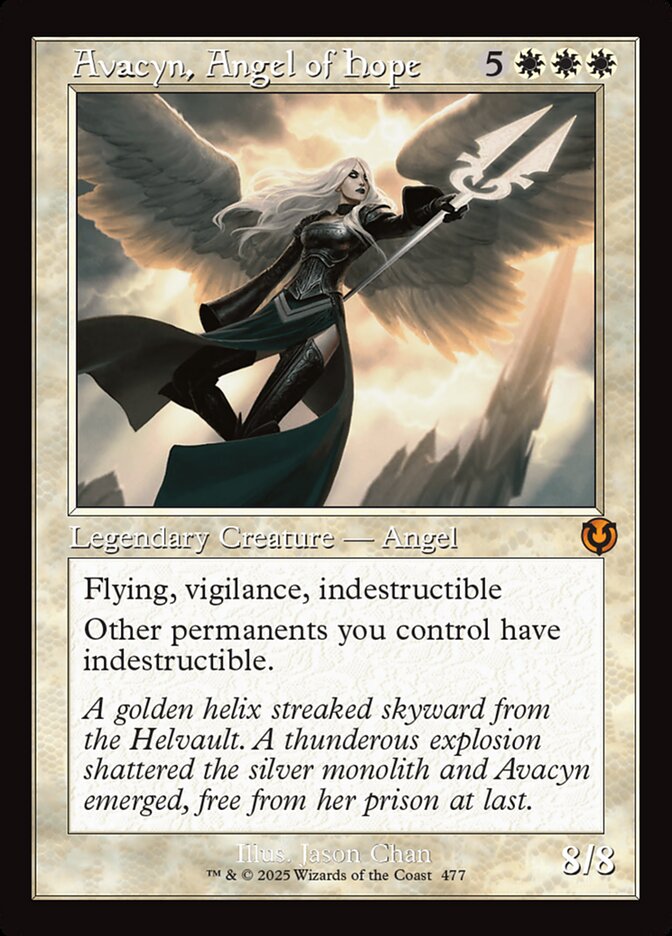 Avacyn, Angel of Hope 477 (Innistrad Remastered)  - Retro | Good Games Morley