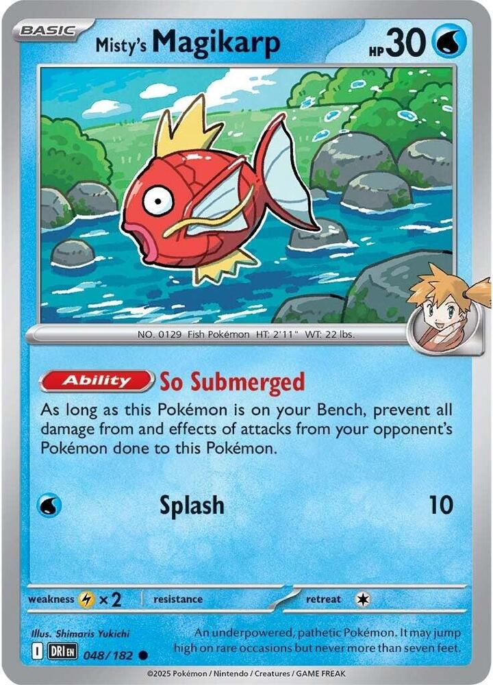 Misty's Magikarp 048/182 (SV10: Destined Rivals)  | Good Games Morley