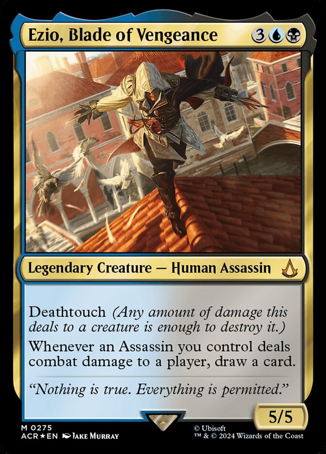 Ezio, Blade of Vengeance 275 (Universes Beyond: Assassin's Creed)  - Foil | Good Games Morley