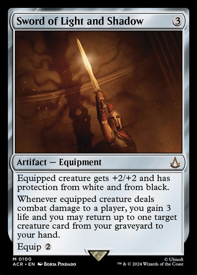 Sword of Light and Shadow 100 (Universes Beyond: Assassin's Creed)  - Foil | Good Games Morley