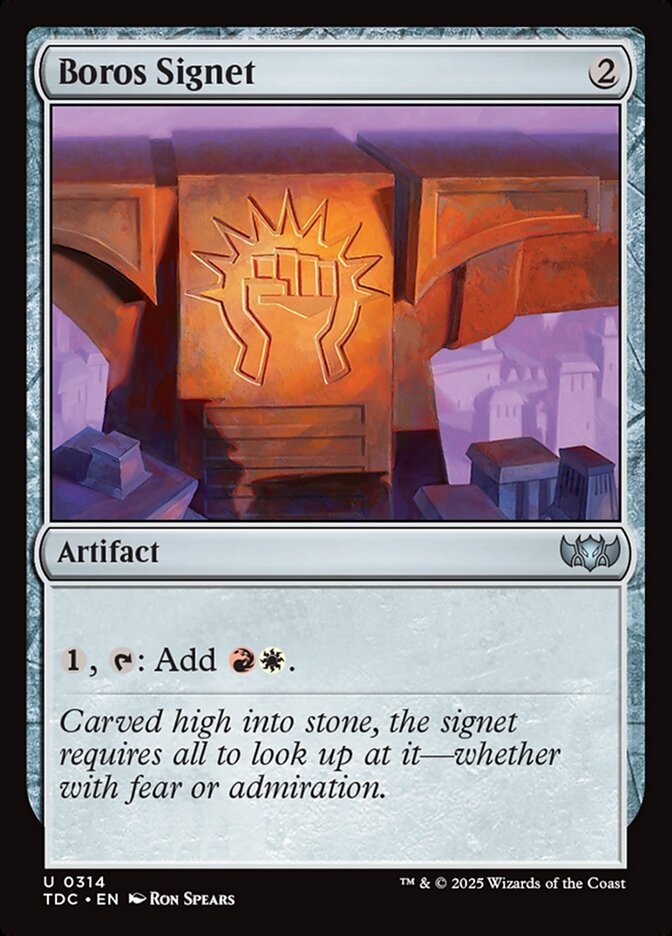 Boros Signet 314 (Commander: Tarkir: Dragonstorm)  | Good Games Morley