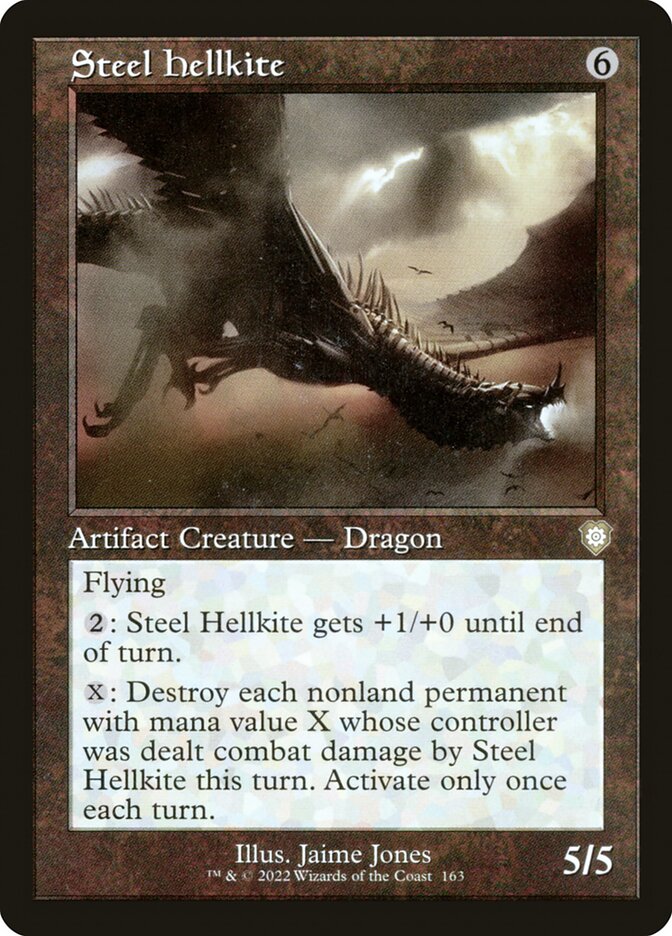 Steel Hellkite 163 (Commander: The Brothers' War)  | Good Games Morley