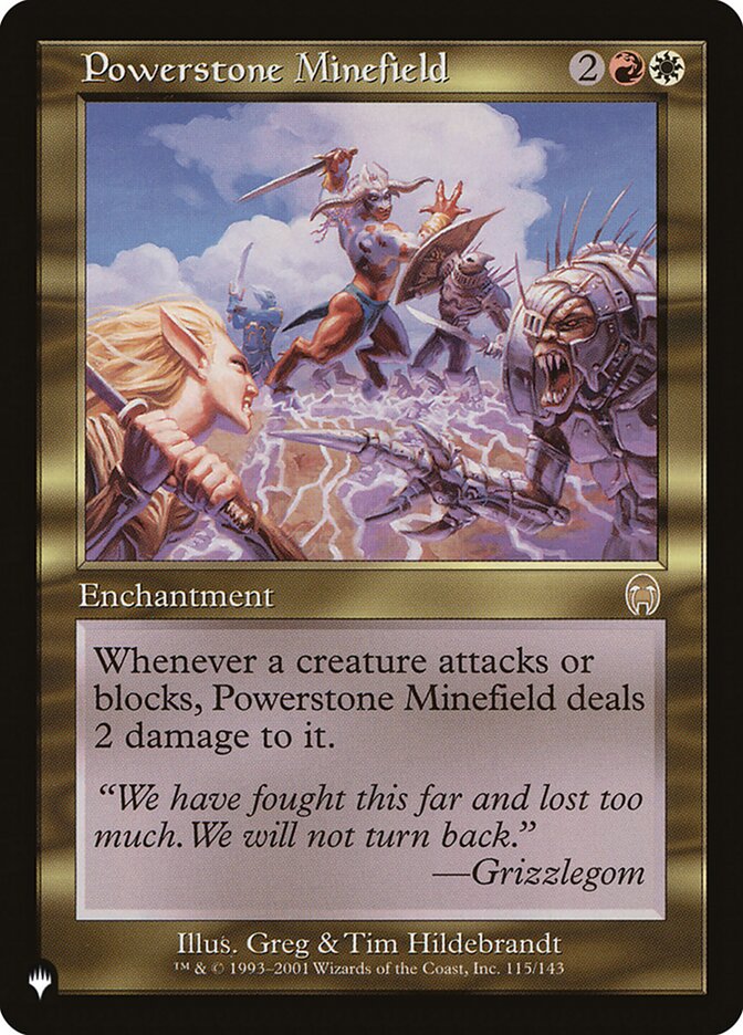Powerstone Minefield APC-115/5075 (The List Reprints)  | Good Games Morley