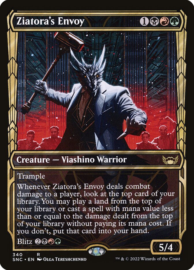 Ziatora's Envoy 340/281 (Streets of New Capenna)  - Foil | Good Games Morley