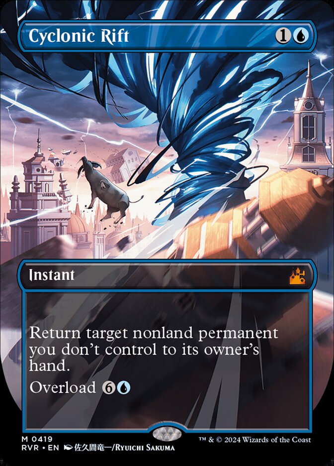 Cyclonic Rift 419/291 (Ravnica Remastered)  - Borderless | Good Games Morley