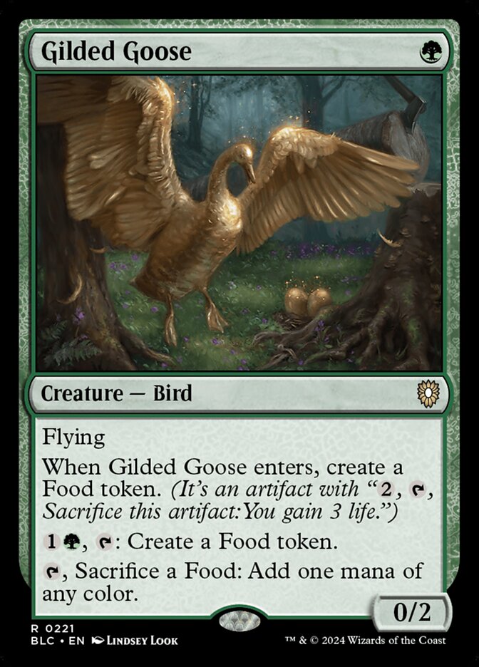 Gilded Goose 221 (Commander: Bloomburrow)  | Good Games Morley