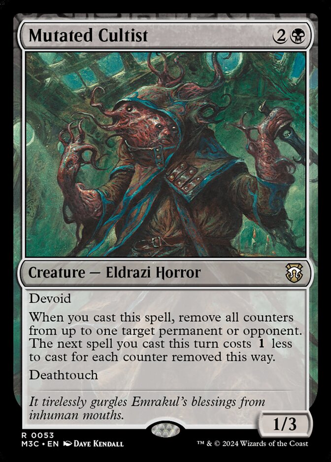 Mutated Cultist 53/411 (Commander: Modern Horizons 3)  | Good Games Morley