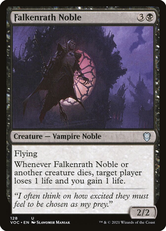 Falkenrath Noble 128/38 (Commander: Innistrad: Crimson Vow)  | Good Games Morley