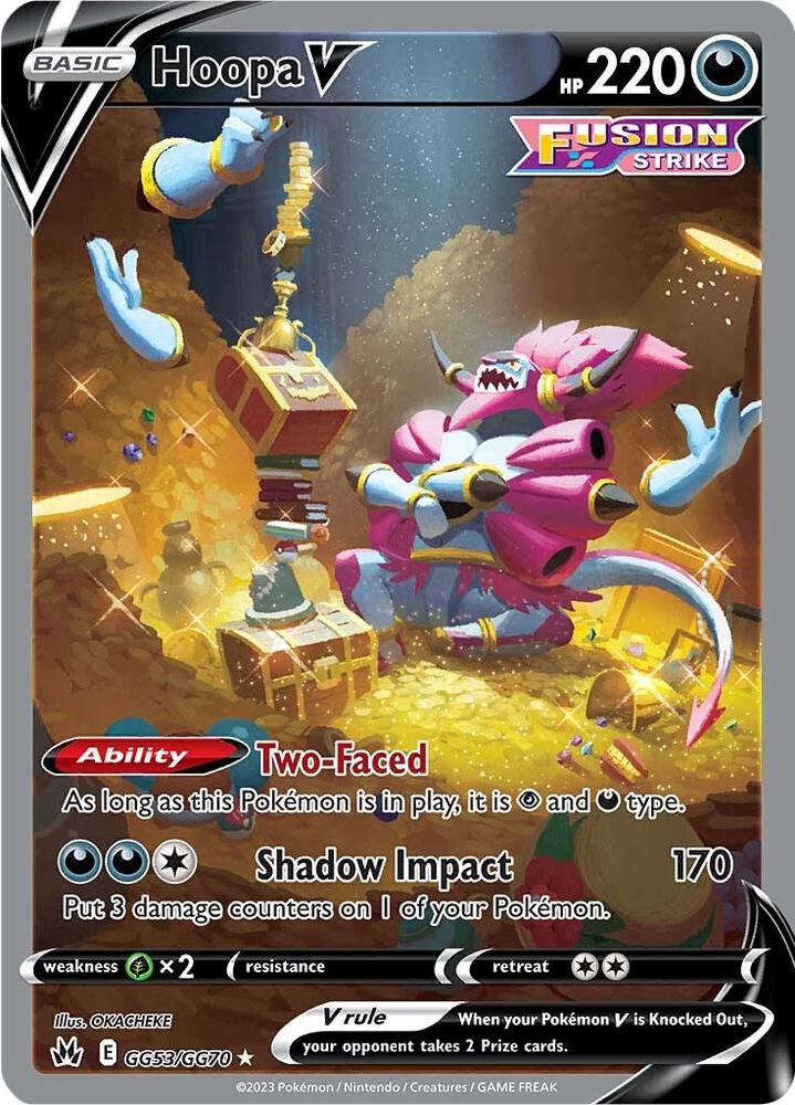 Hoopa V GG53/GG70 (Crown Zenith: Galarian Gallery)  - Holofoil | Good Games Morley