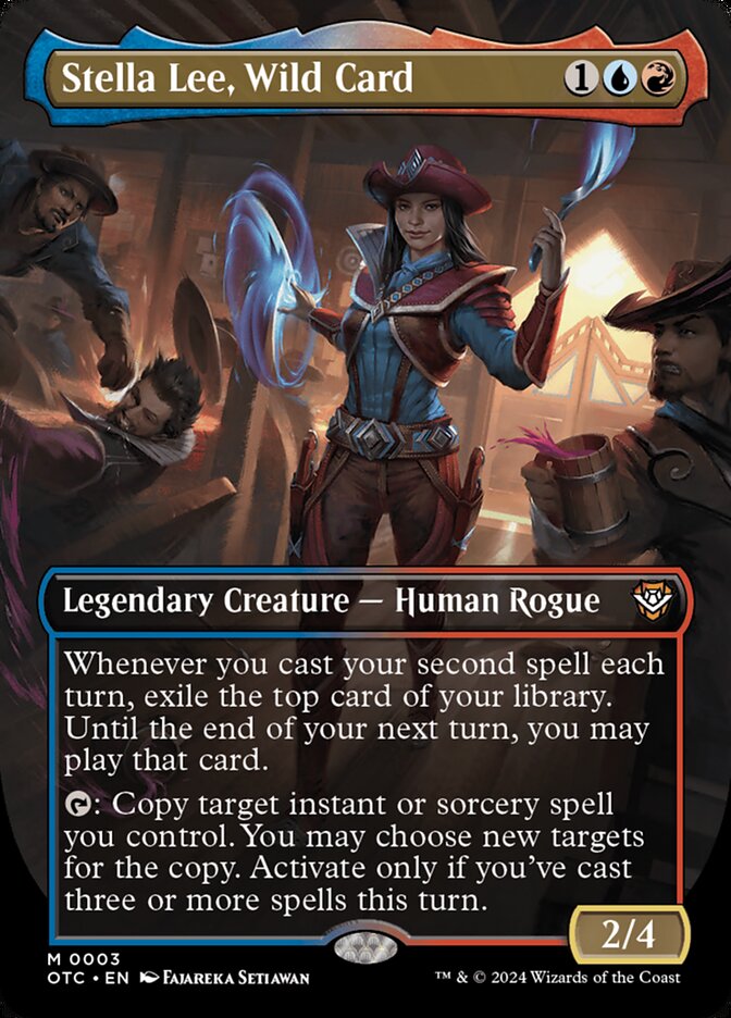 Stella Lee, Wild Card 3/342 (Commander: Outlaws of Thunder Junction)  - Borderless | Good Games Morley