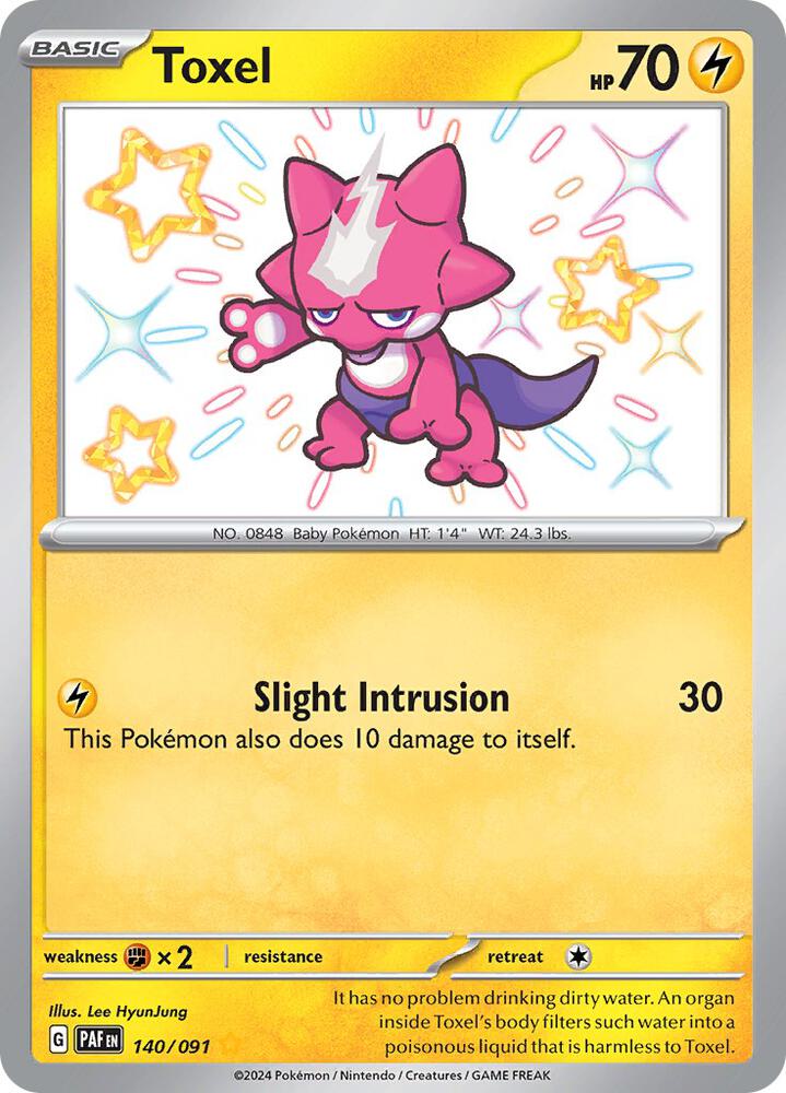 Toxel 140/091 (SV: Paldean Fates)  - Holofoil | Good Games Morley