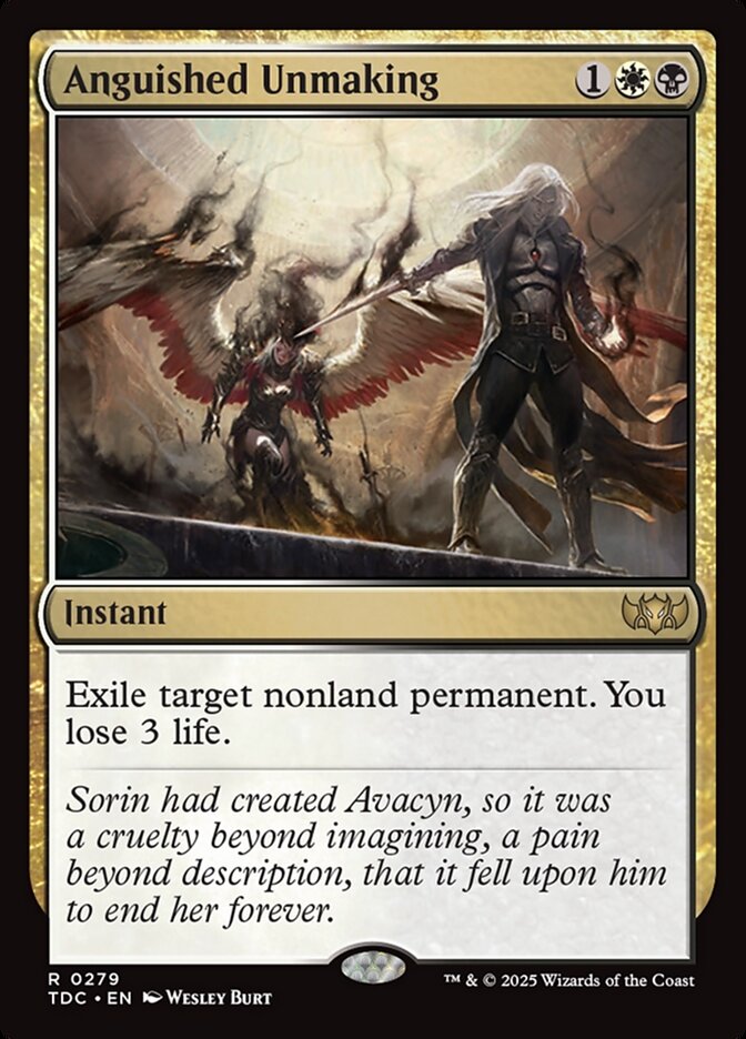 Anguished Unmaking 279 (Commander: Tarkir: Dragonstorm)  | Good Games Morley