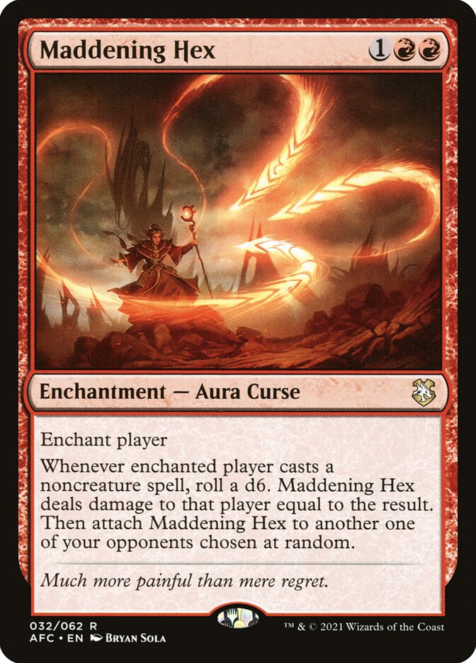 Maddening Hex 32/62 (Commander: Adventures in the Forgotten Realms)  | Good Games Morley