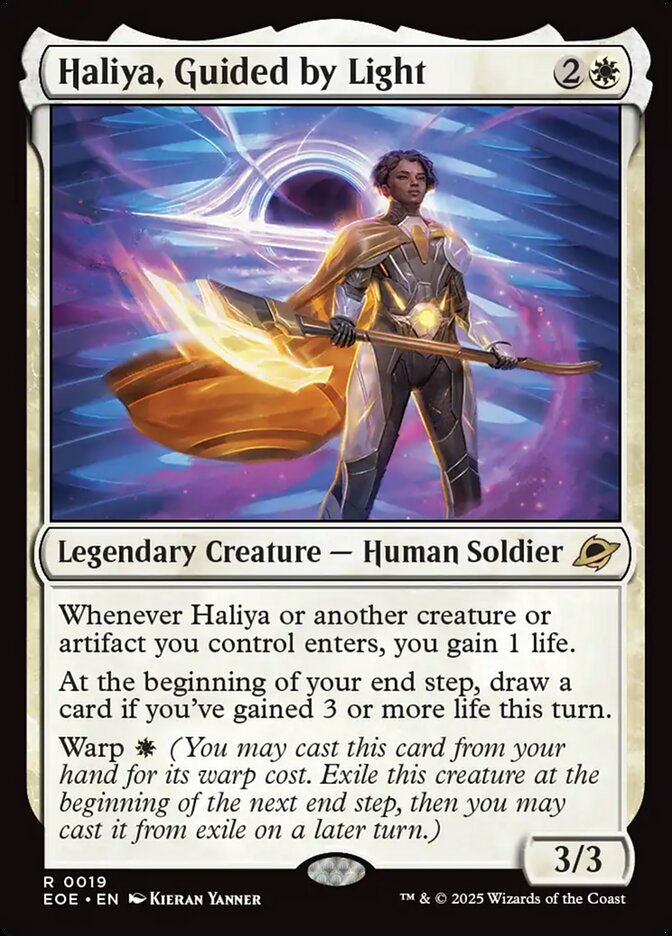 Haliya, Guided by Light 19 (Edge of Eternities)  - Foil | Good Games Morley