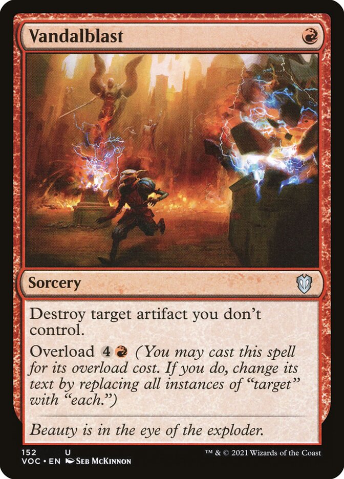 Vandalblast 152/38 (Commander: Innistrad: Crimson Vow)  | Good Games Morley